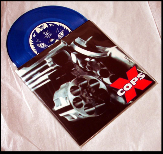 X-Cops "Beat You Down" 1996 Colored Vinyl Art By Kozik 7''