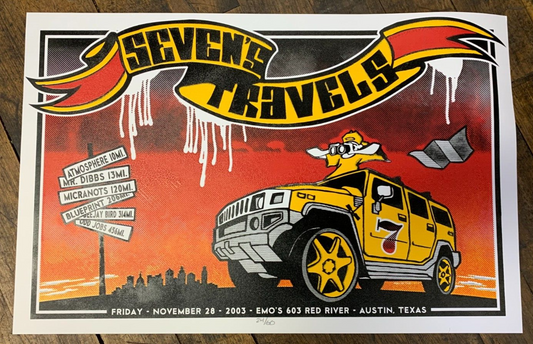 Bobby Dixon - 2003 - Atmosphere "Sevens Travels" @ Emo's In Austin, TX Poster