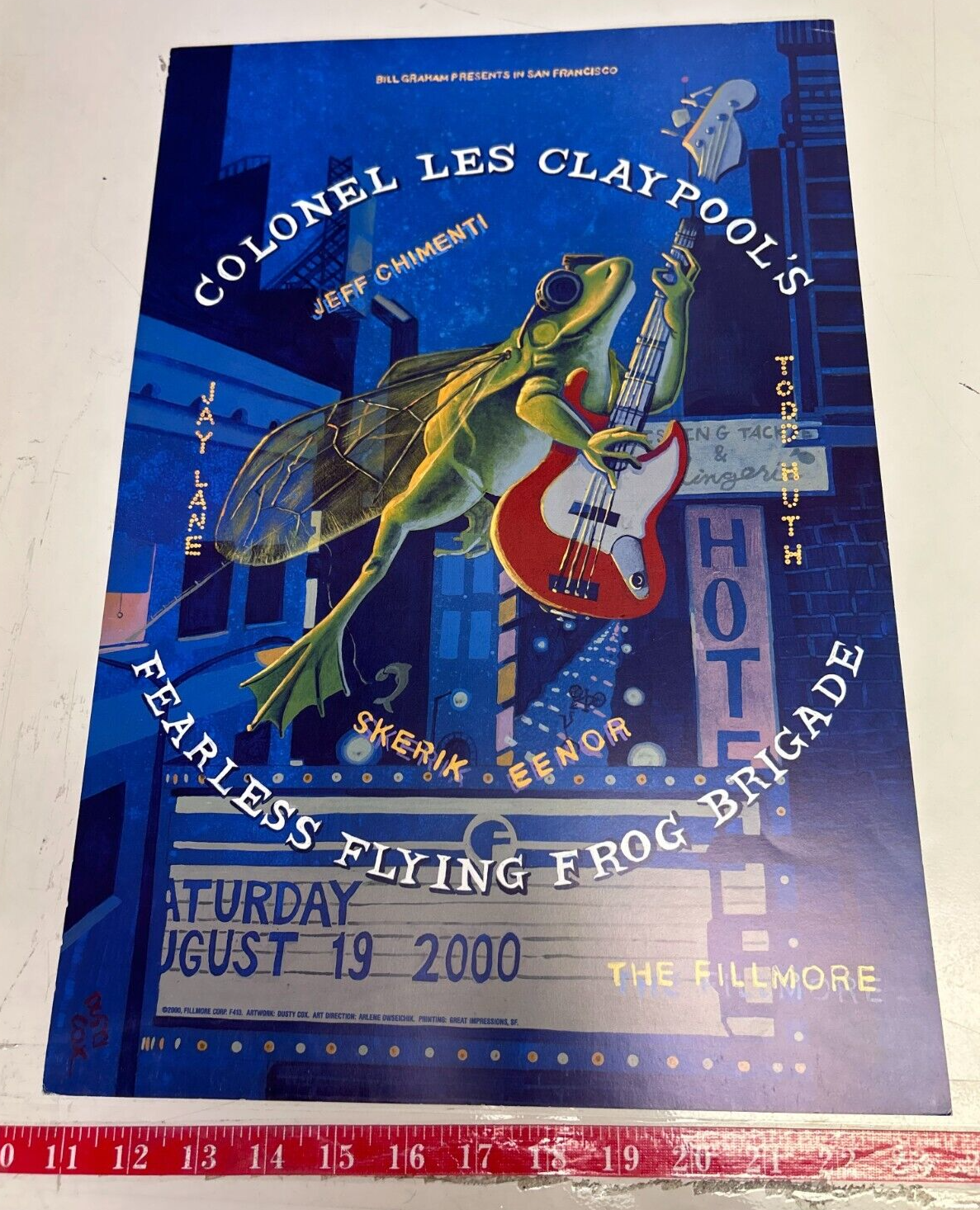 Dusty Cox - 2000 - Les Claypool & The Fearless Flying Frog Brigade Poster BGP