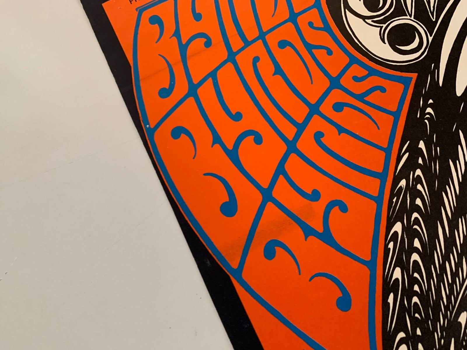Wes Wilson - 1967 - The Byrds/Moby Grape Concert Poster OP 1st Edition Graham