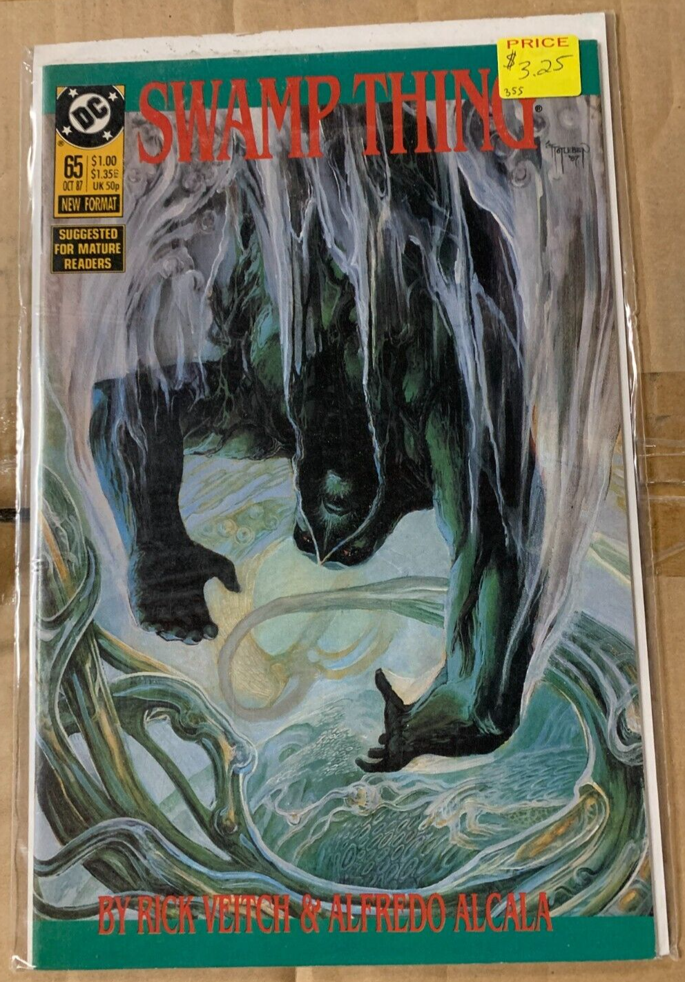 DC Comics "Swamp Thing" #65 (1987 2nd Series) John Constantine Guest Star