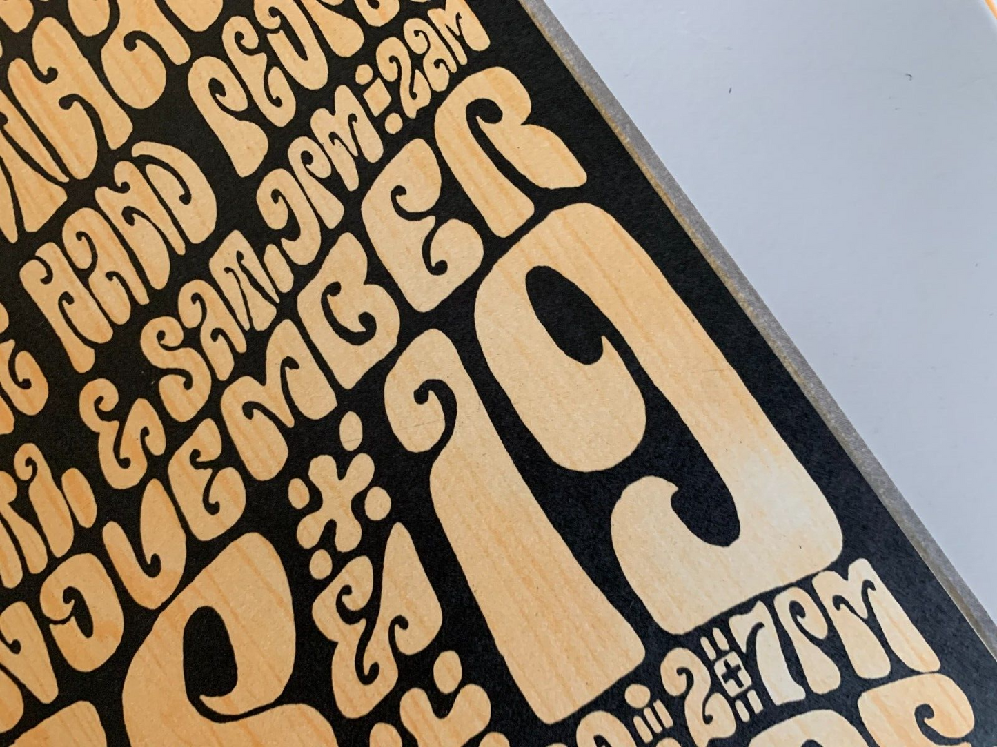 Wes Wilson - 1966 - Grateful Dead Concert Poster James Cotton Bill Graham OP 1st