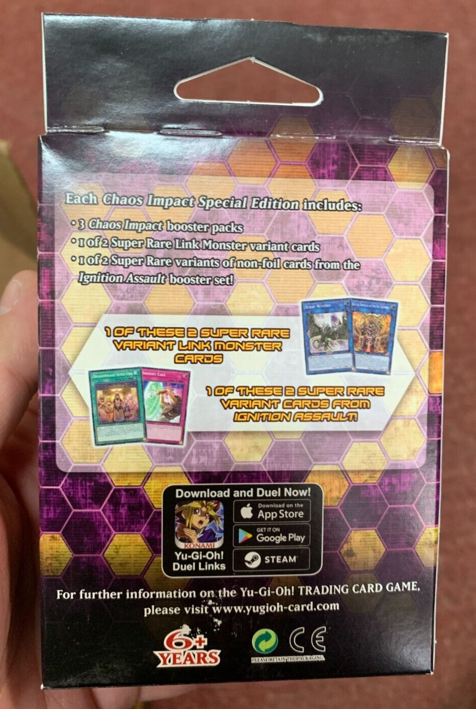 Yu-Gi-Oh! TCG SEALED Cards "Chaos Impact" Special Edition English Edition Konami