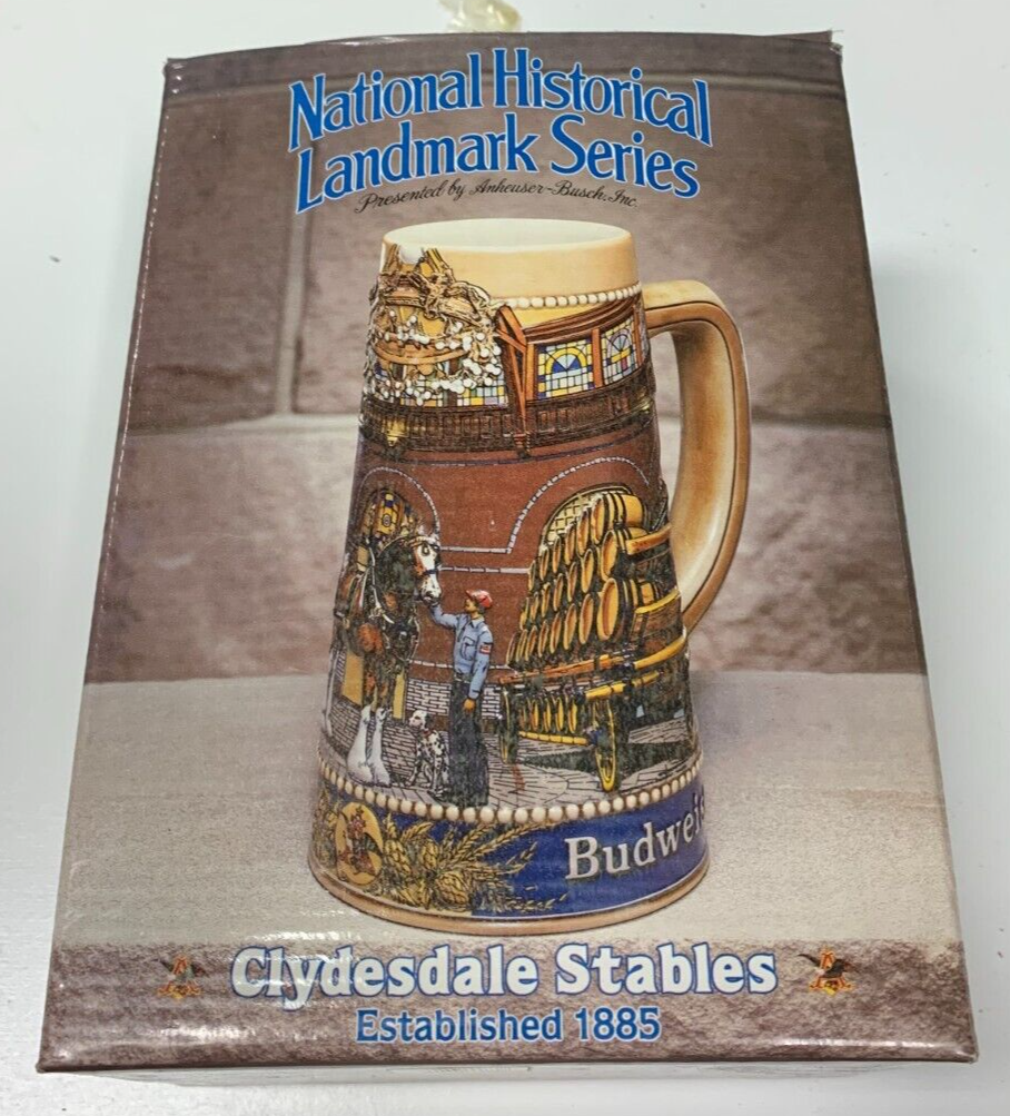 Anheuser Busch National Historical Landmark Series "Clydesdale Stables" Stein