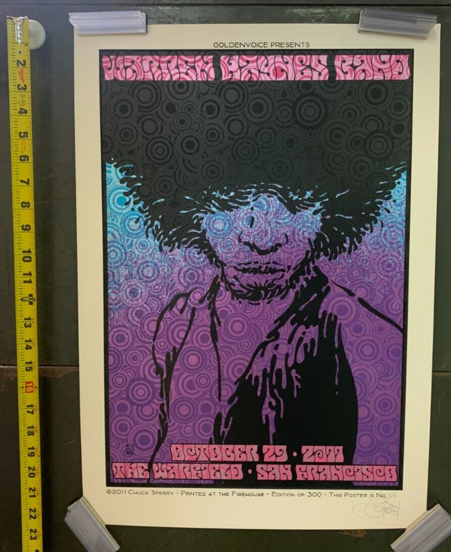 Chuck Sperry - 2011 - Warren Haynes Band S&N /300 Screen Print San Francisco