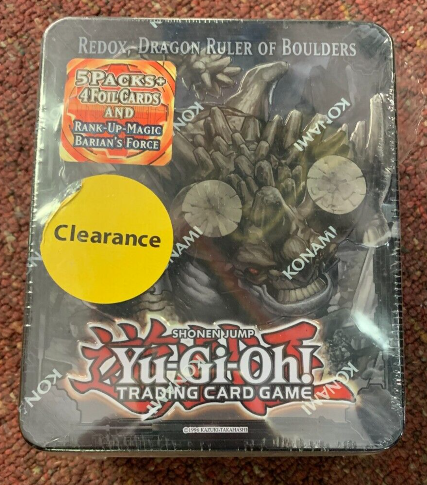 Yu-Gi-Oh! TCG Collectible Tin 2013 SEALED Redox, Dragon Ruler Of Boulders Konami