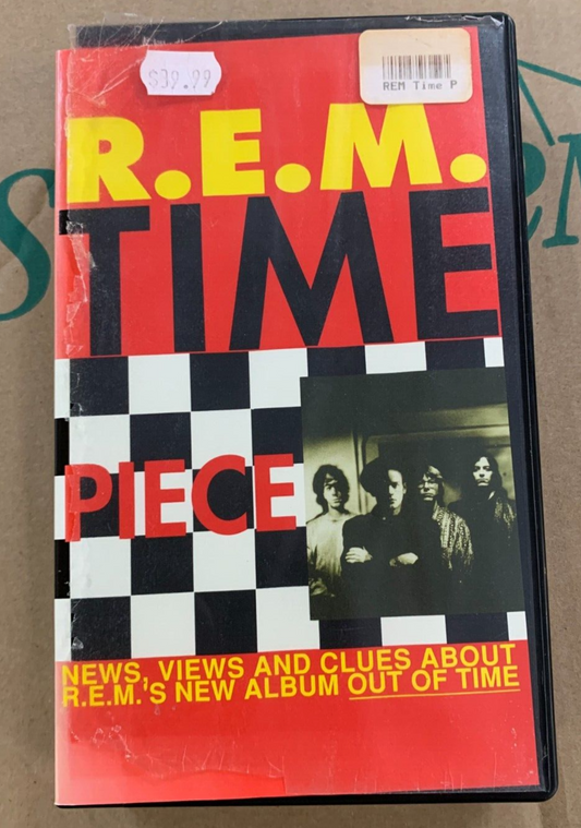 VINTAGE VHS TAPE R.E.M. Time Piece 1991 Warner Bros. Records New Wave