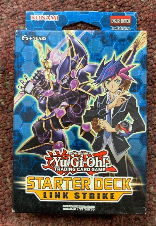 Yu-Gi-Oh! TCG SEALED Starter Deck "Link Strike" English 1st Edition Anime Konami