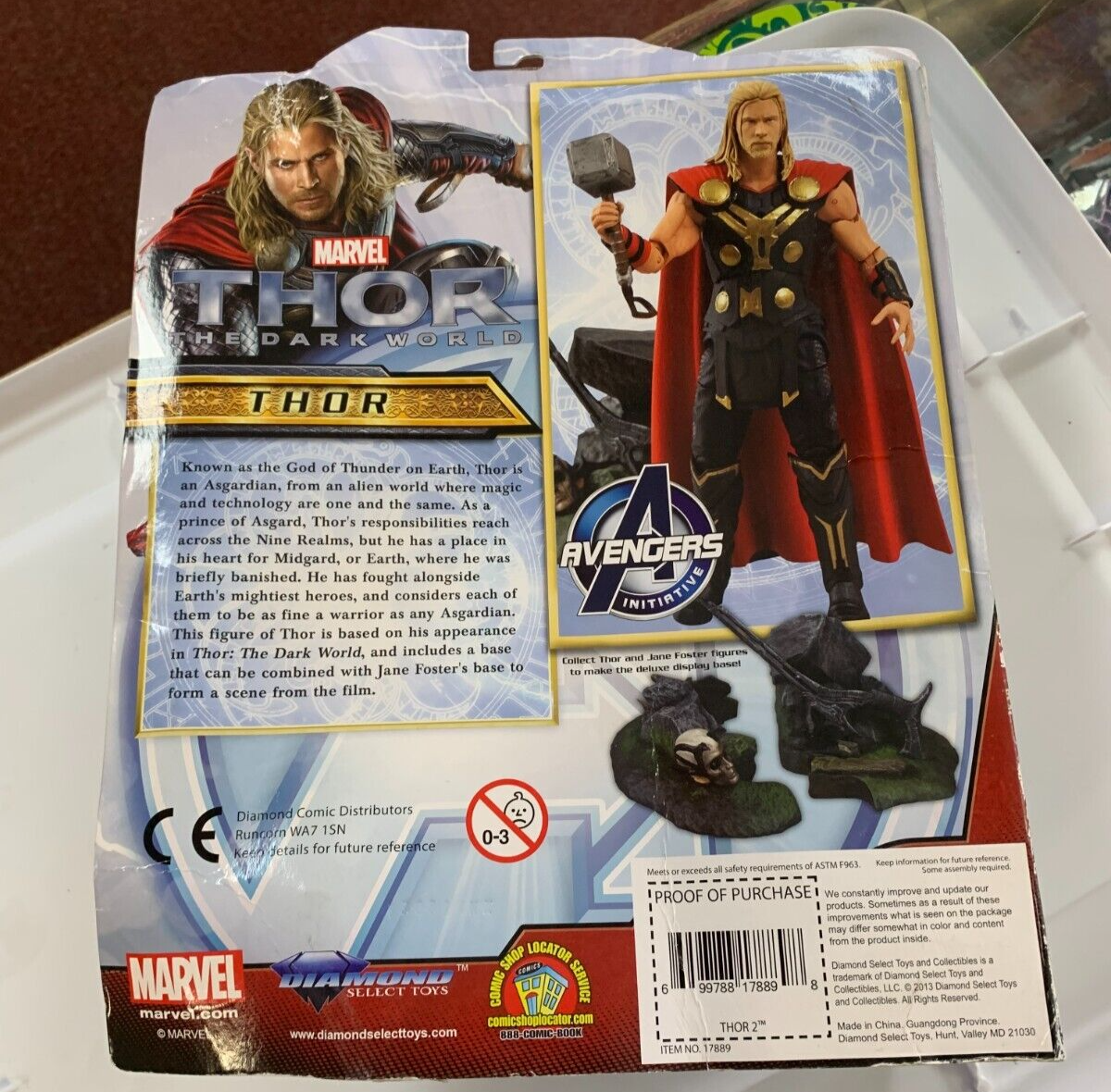 2013 Marvel Diamond Select Toys "Thor 2" Action Figure Avengers Norse Gods