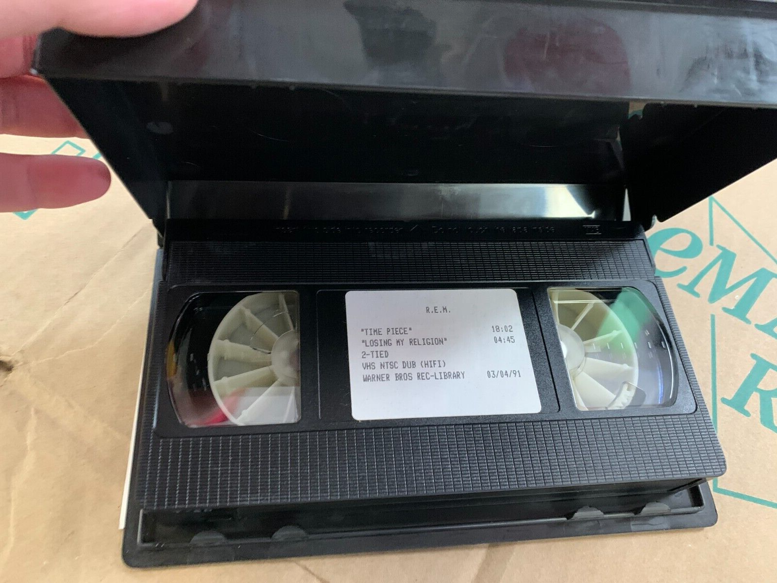 VINTAGE VHS TAPE R.E.M. Time Piece 1991 Warner Bros. Records New Wave