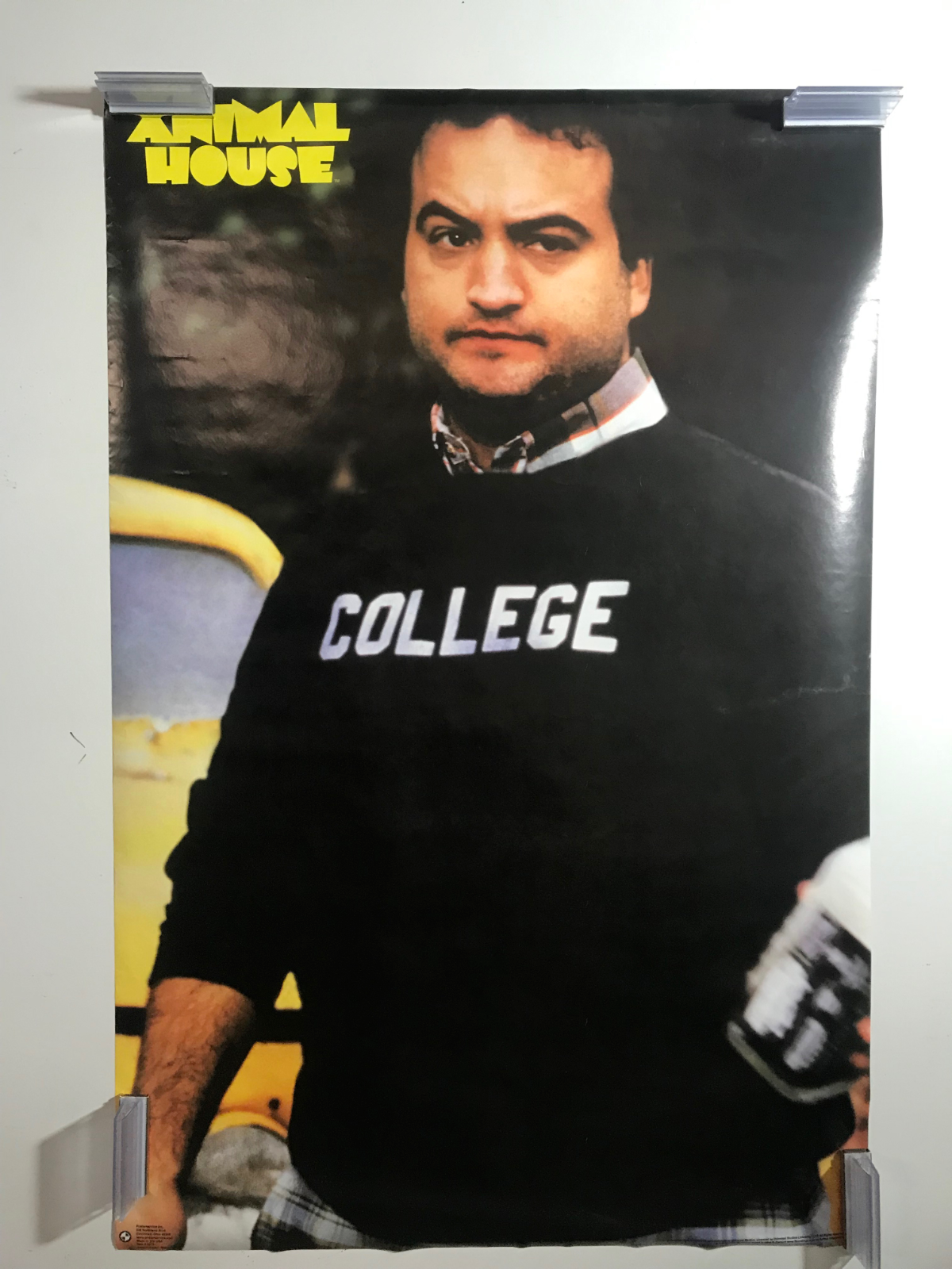 Animal House John Belushi Movie Poster 23 x 35 NOS Vintage RARE Original College