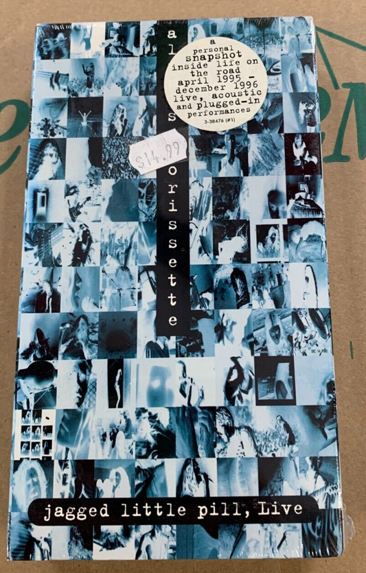 VINTAGE VHS TAPE Alanis Morissette Jagged Little Pill LIVE SEALED 1996