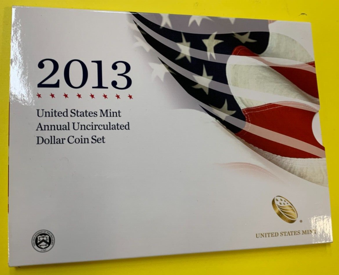 2013 United States Mint Annual Uncirculated Dollar Coin Set Money Collectibles