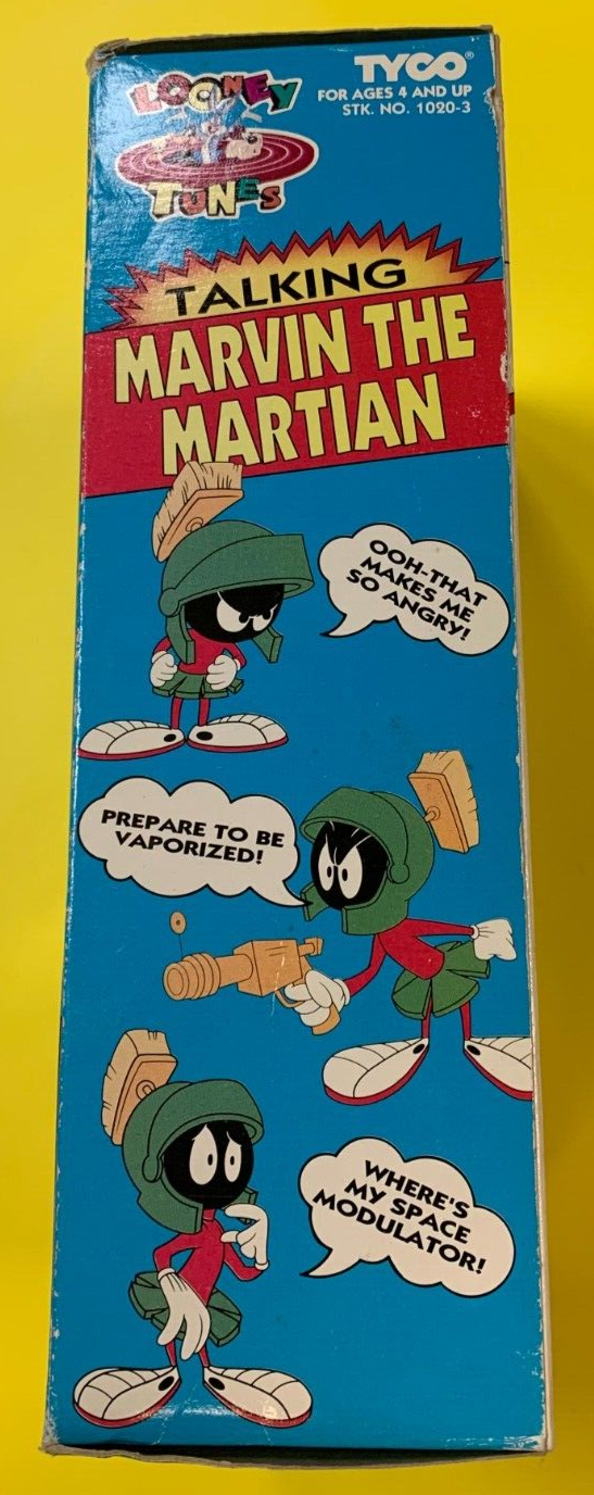 1993 Talking Marvin the Martian Tyco Loony Toons