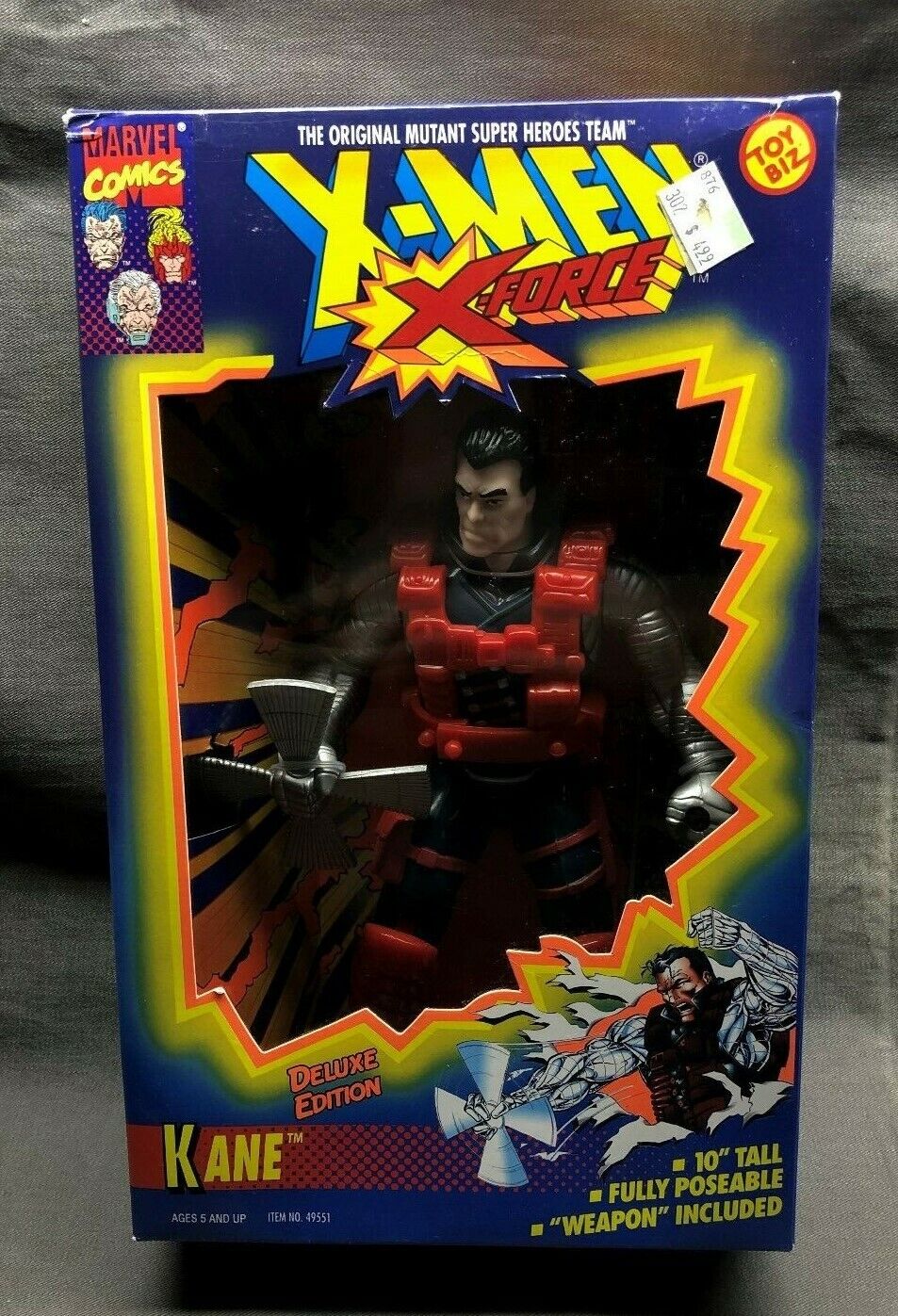 X-Men Kane 10" Deluxe Edition Action Figure Toy Biz New In Box Mutant Figure