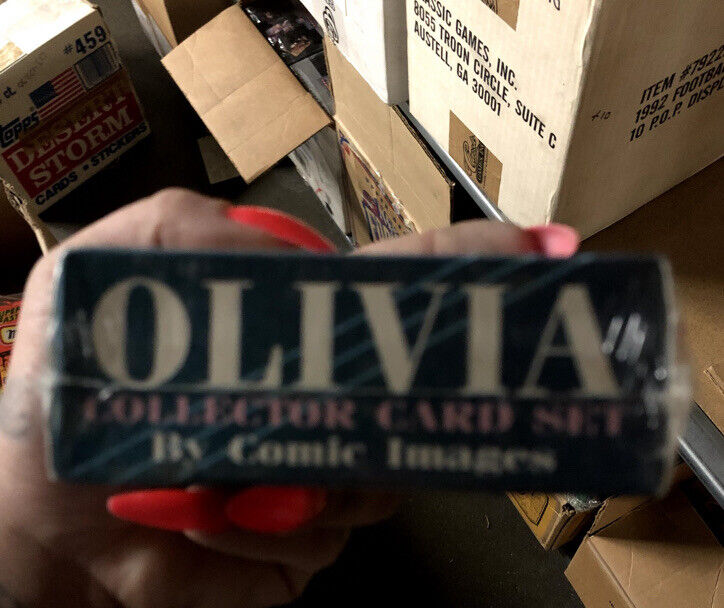 1993 OLIVIA COLLECTOR CARDS COMIC IMAGES  90-CARDS ADULT SET (rare)