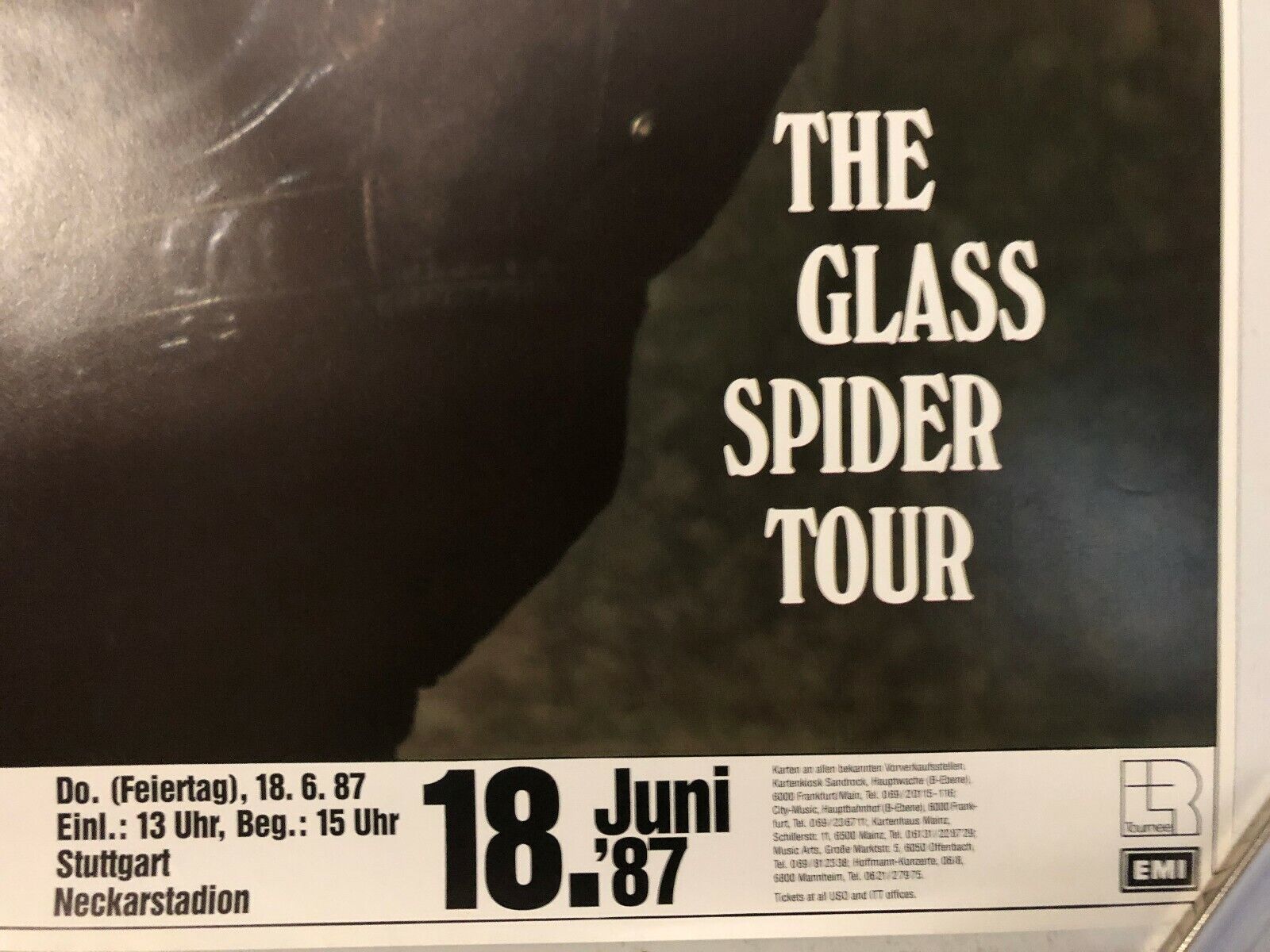 David Bowie The Glass Spider Tour 1987 Legends Of Rock And Roll German Promo