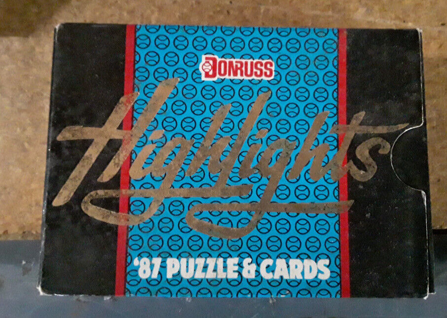 1987 DONRUSS HIGHLIGHTS FACTORY SEALED 56 CARDS AND CLEMENTE PUZZLE MINT