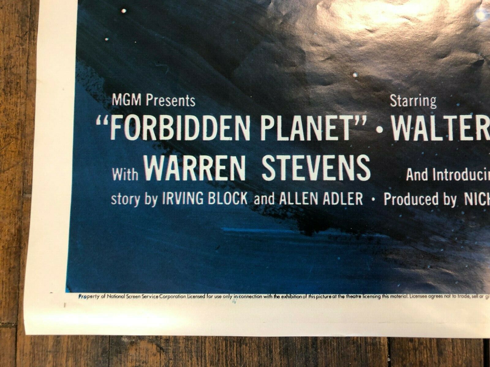 Forbidden Planet (MGM, R-1972). Children's Matinee One Sheet (27" X 41"). Poster