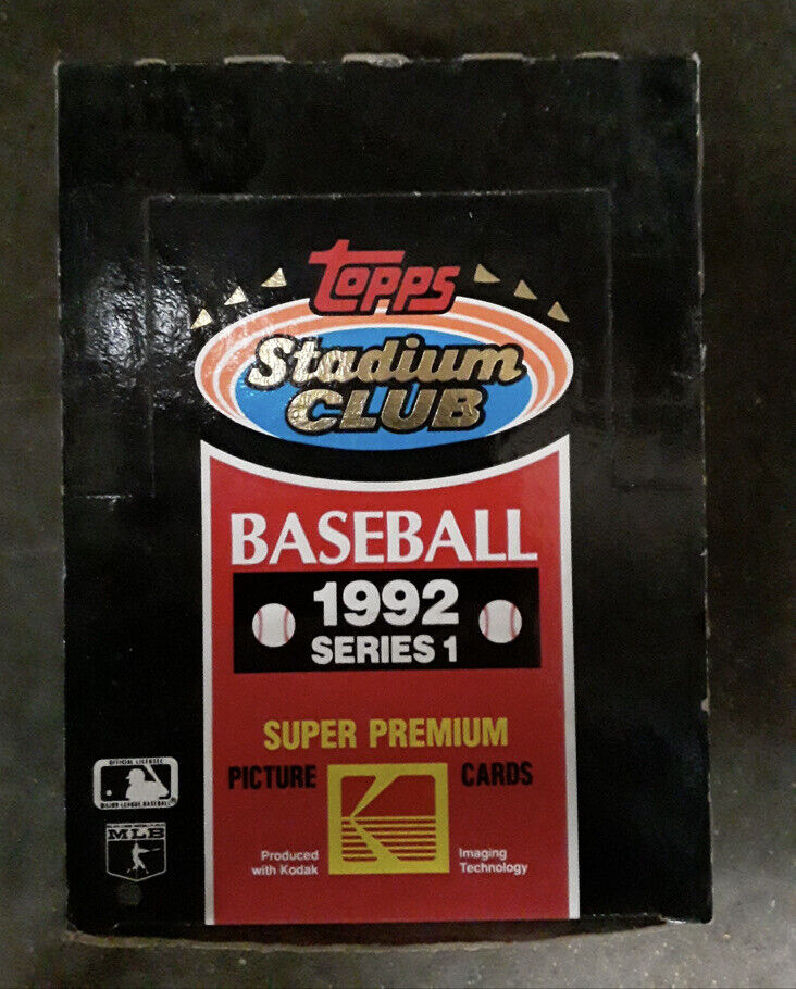 1992 Topps Stadium Club Baseball Series 1 Hobby Box Hall of Famers AND MORE RARE