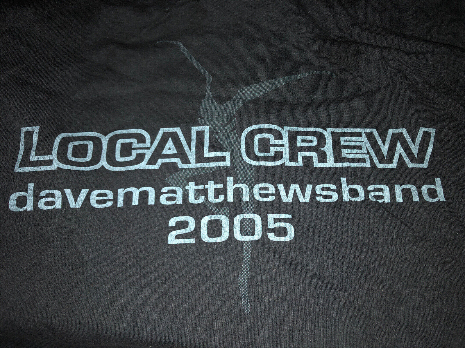 Vintage T Shirt - Dave Mathews Band Local Crew 2005 Delta Size XL Black