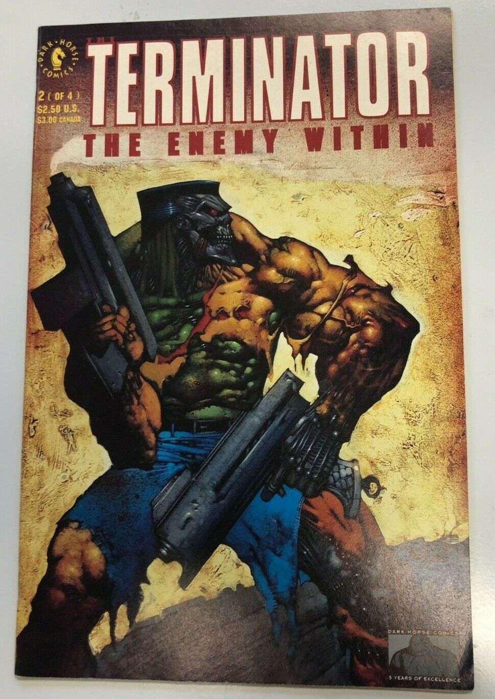 Dark Horse Comics Terminator "The Enemy Within" (#2 Only) Of 4 1991 Sci Fi 