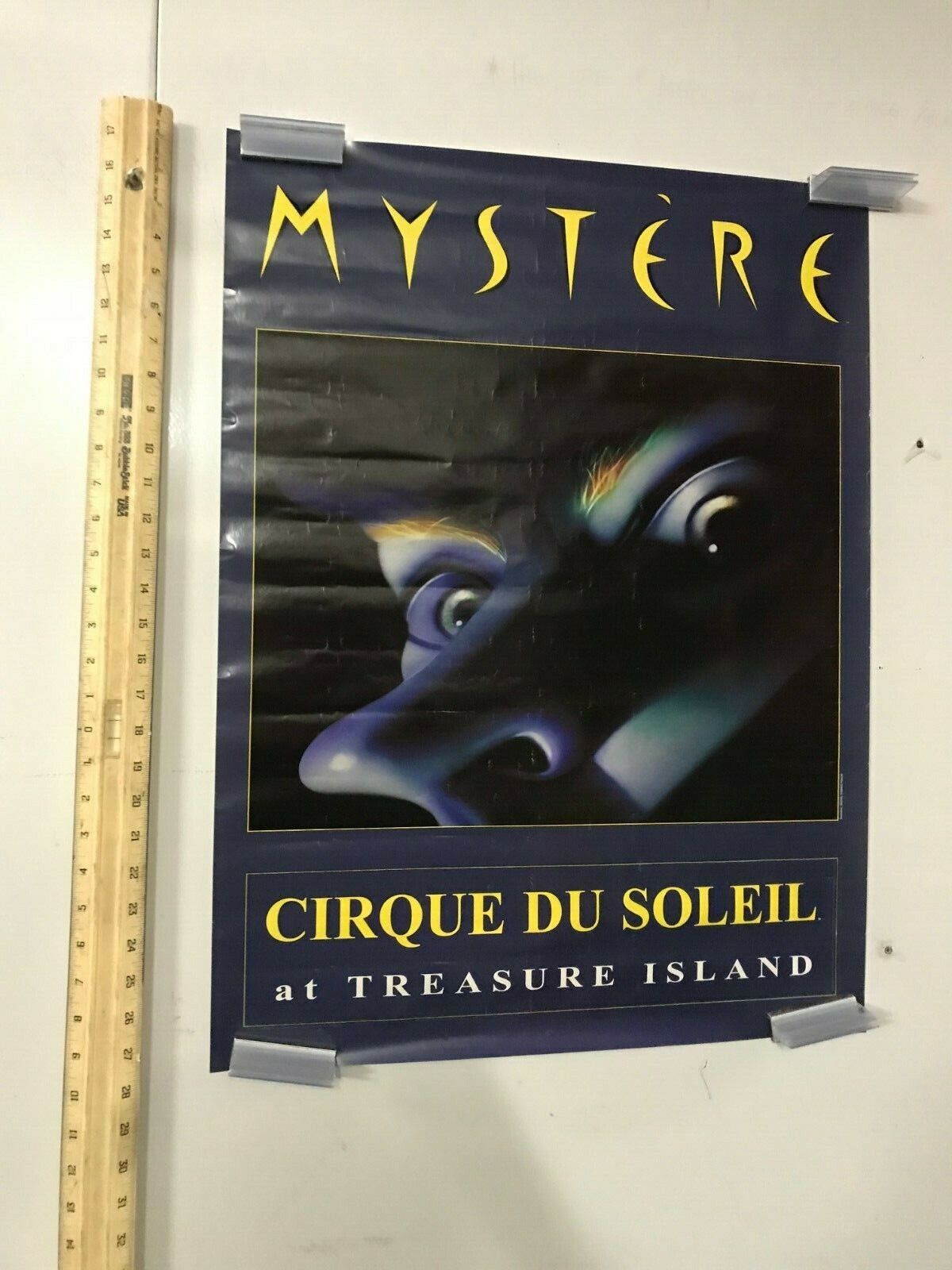 Cirque Du Soleil Mystere Poster by Michel-Thomas Poulin Vintage Original Vegas