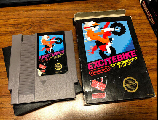 Excitebike (Nintendo, NES) Nintendo Entertainment System Box & Cart NES