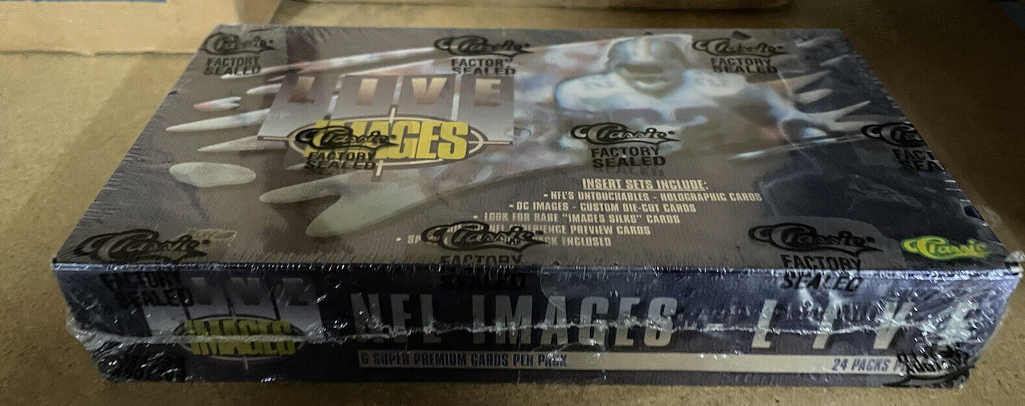 1995 Images Live Retail Box 24 ct 6 crds per pack Martin, Collins Rookies Stars