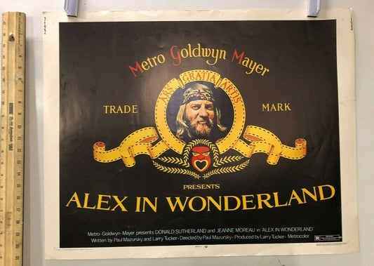 Alex in Wonderland (MGM, 1971). Half Sheet (22" X 28"). Comedy. Original Poster