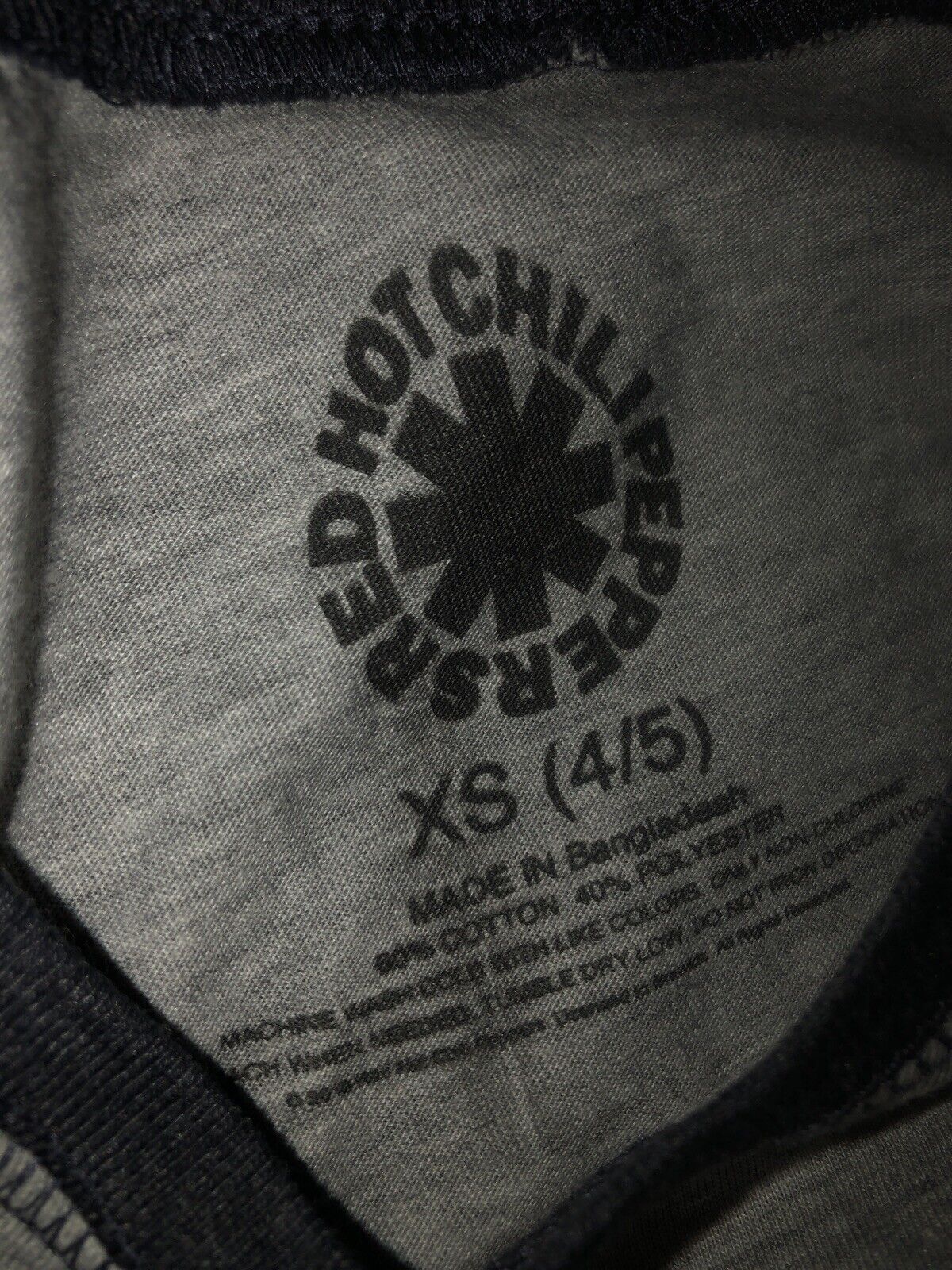 Vintage T Shirt - Red Hot Chili Peppers Size XS Gray Youth