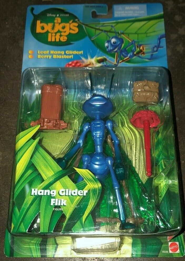 A Bugs Life Pixar Hang Glider Flik A Bugs Life Action Figure NIB 