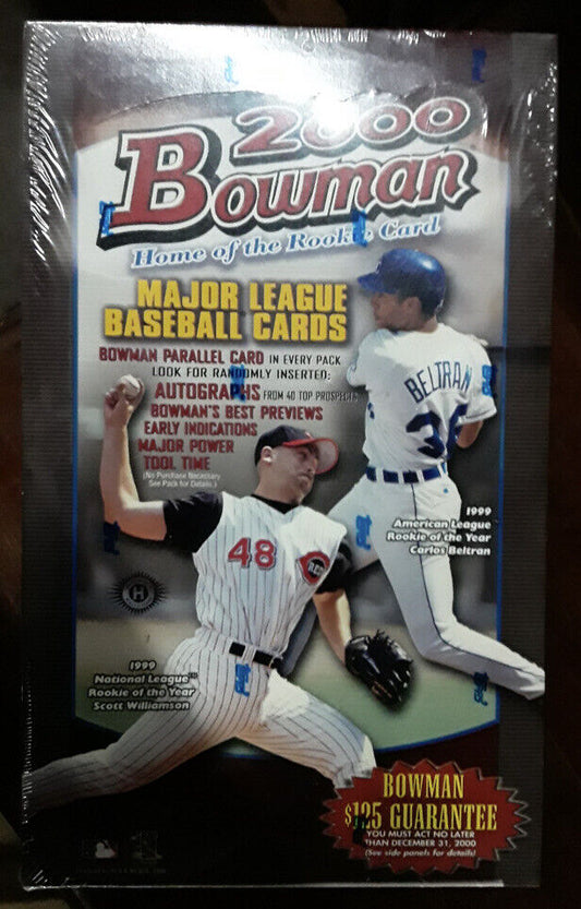 2000 Bowman Home Of The Rookie Card MLB Baseball Factory Sealed Hobby Box