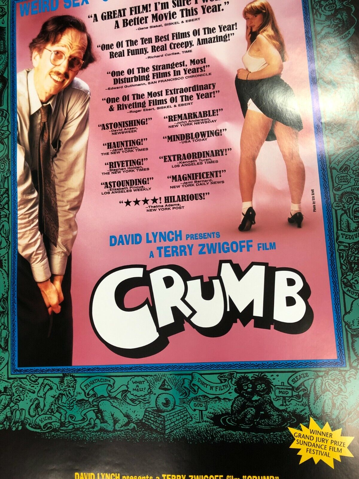 Crumb (Sony, 1995). One Sheet (27" X 40"). Documentary Poster S/S Iconic Artists