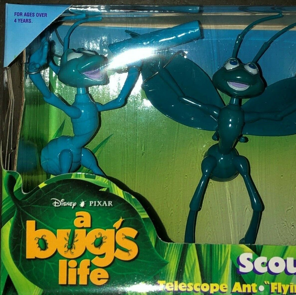 1998 Mattel Disney Pixar A Bugs Life Scout Squad Action Figures New Sealed Box 