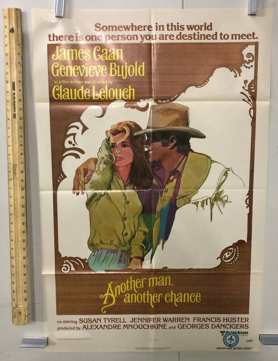 Another Man Another Chance United Artists 1977 One Sheet 27" X 41" Poster