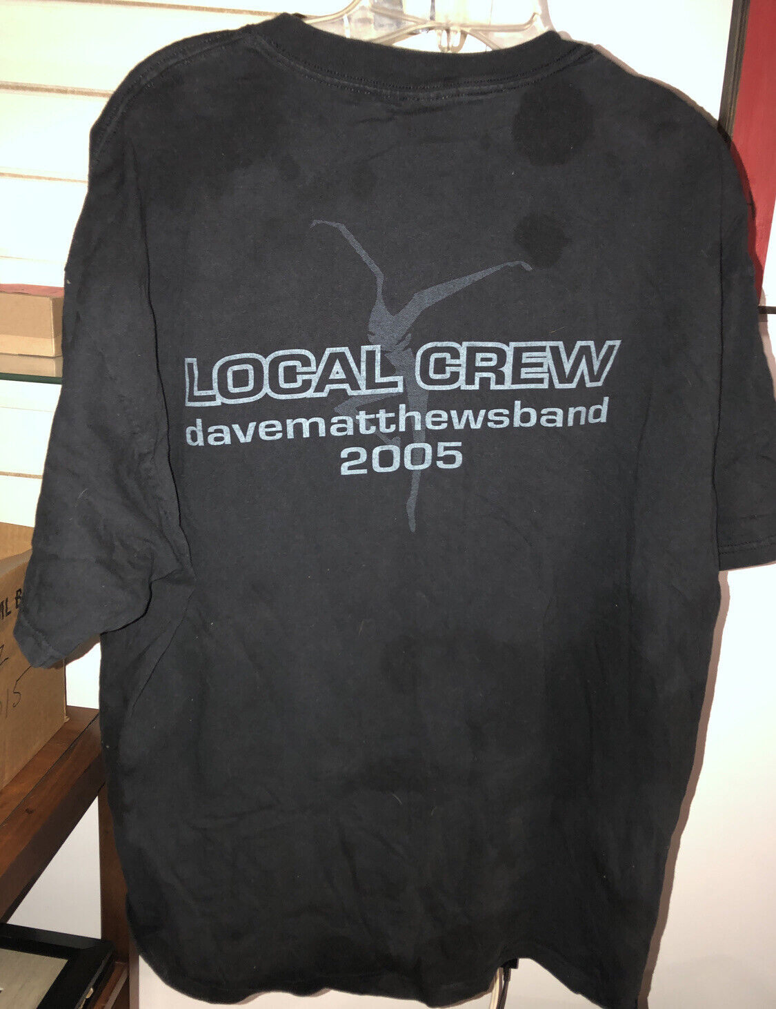 Vintage T Shirt - Dave Mathews Band Local Crew 2005 Delta Size XL Black