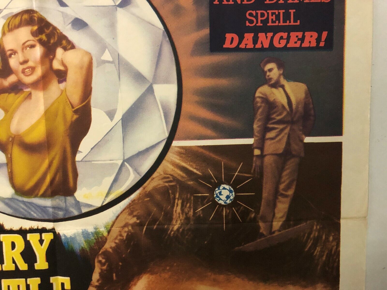 White Fire (Lippert, 1953). One Sheet (27" X 41"). Crime Original Poster