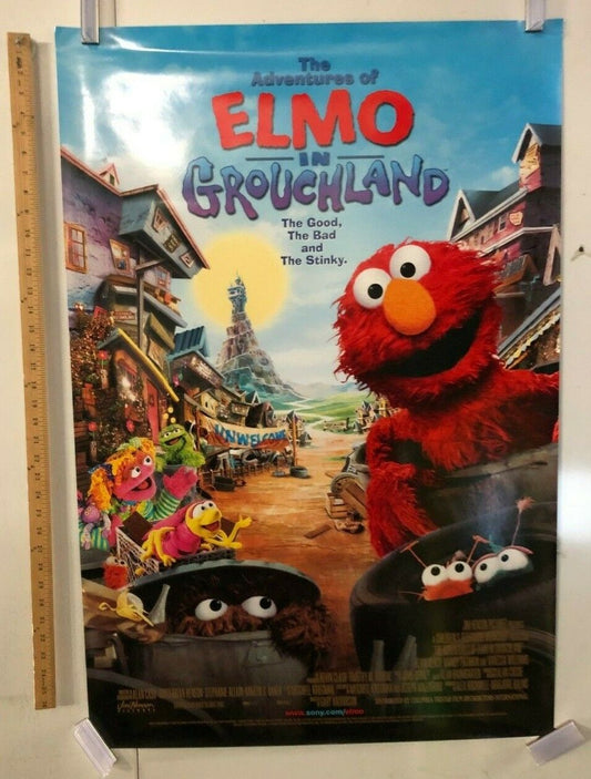 "The Adventures Of Elmo In Grouchland" Original Movie Theater Promo Poster 1999