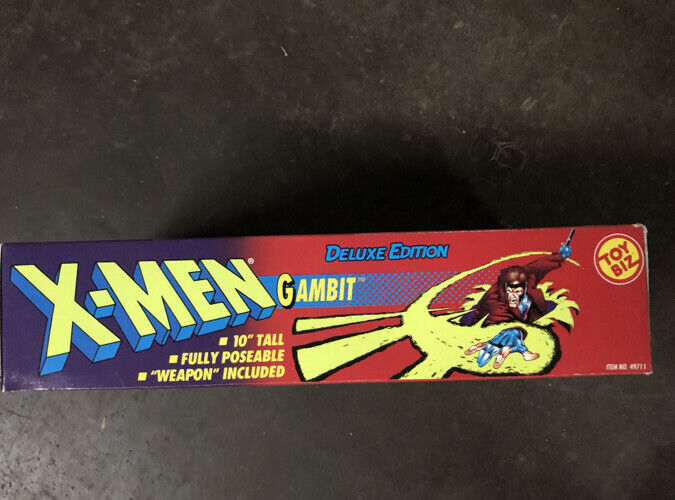 X-Men Gambit 10" Deluxe Edition Marvel 1994 Toy Biz New In Box