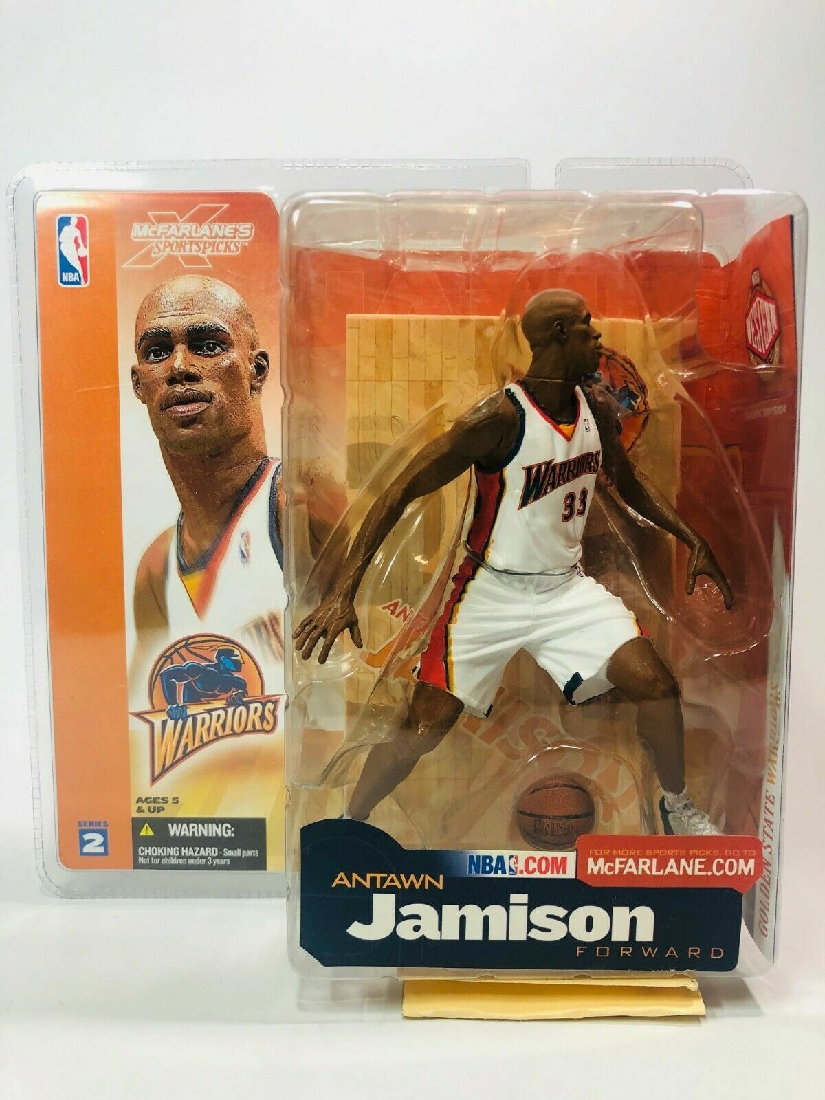 2002 MCFARLANE NBA SERIES 2 ANTAWN JAMISON ACTION FIGURE NIB