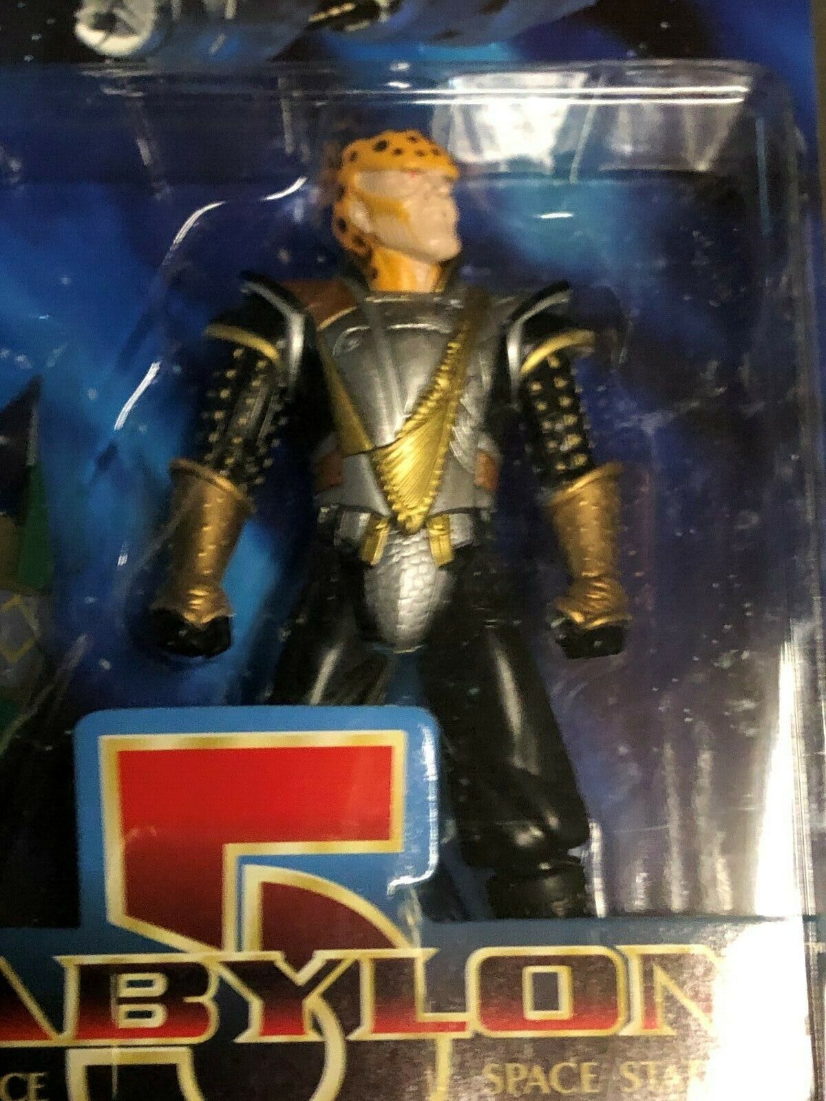 Babylon 5 G'Kar Gold Armor With Narn Fighter Action Figure NIB Fresh From Box 