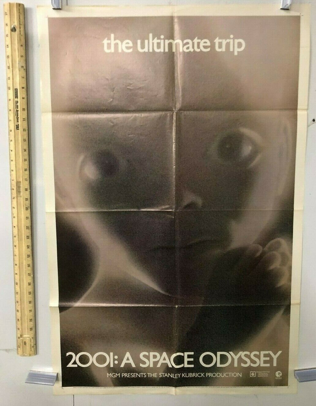 2001: A Space Odyssey (MGM, R-1974). One Sheet (27" X 41"). Science Fiction