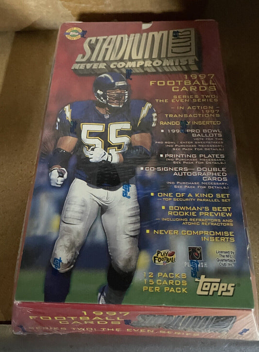 1997 Topps Stadium Club Series 2 Football Jumbo Box RARE Tony Gonzalez