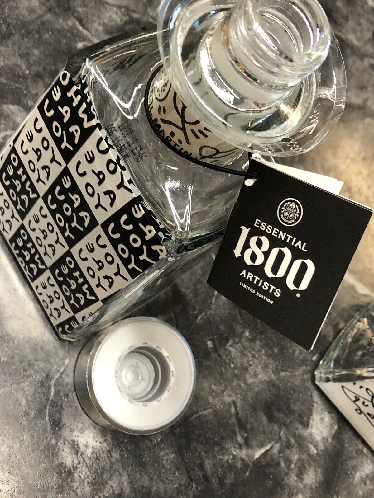 1800 Tequila Essential Artist Series SHANTELL MARTIN Bottle - Who Are You Empty