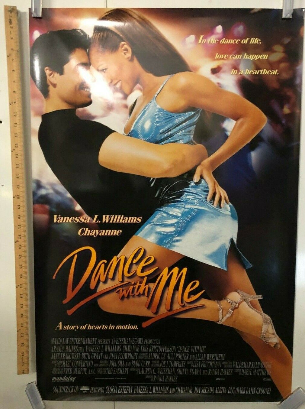 Dance With Me Original Movie Promo Poster One Sheet 27x40 DS Vanessa L. Williams