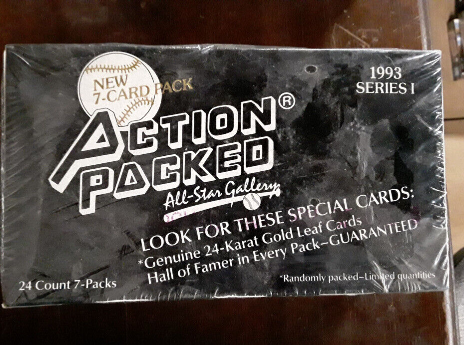 Factory Sealed 1993 Action Packed All-Star Gallery Series I Baseball Box