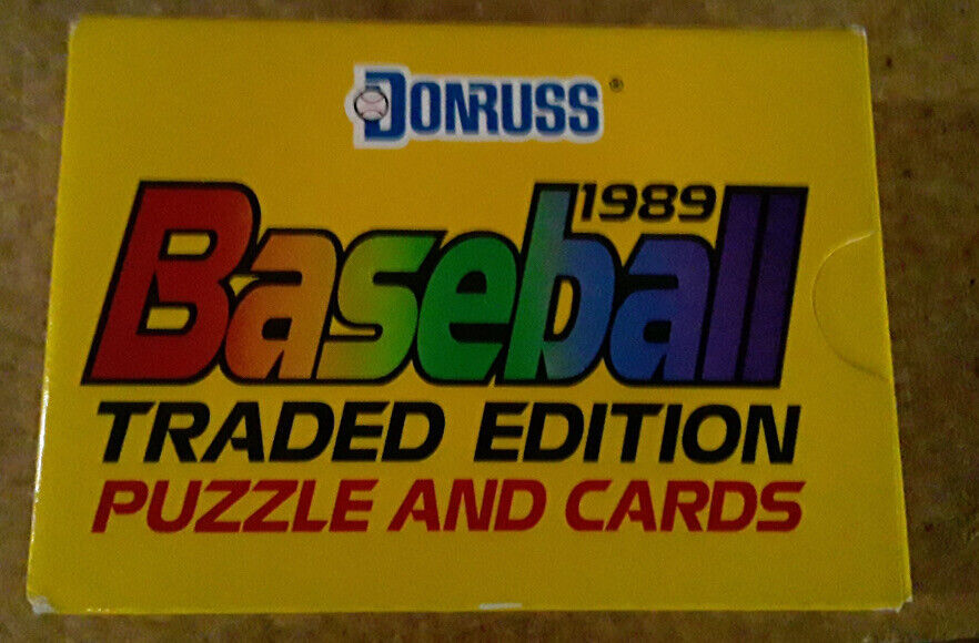 1989 Donruss Traded Edition Box Set Stan Musial Puzzle and Cards 1-56 Nolan Ryan