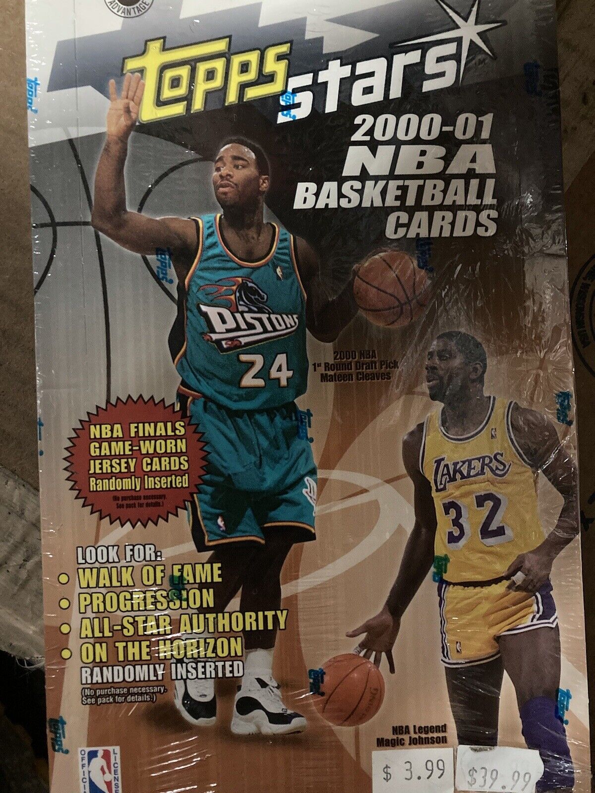 2000-01 TOPPS STARS BASKETBALL NBA Hobby Box  Magic Johnson Kobe Jordan VINTAGE