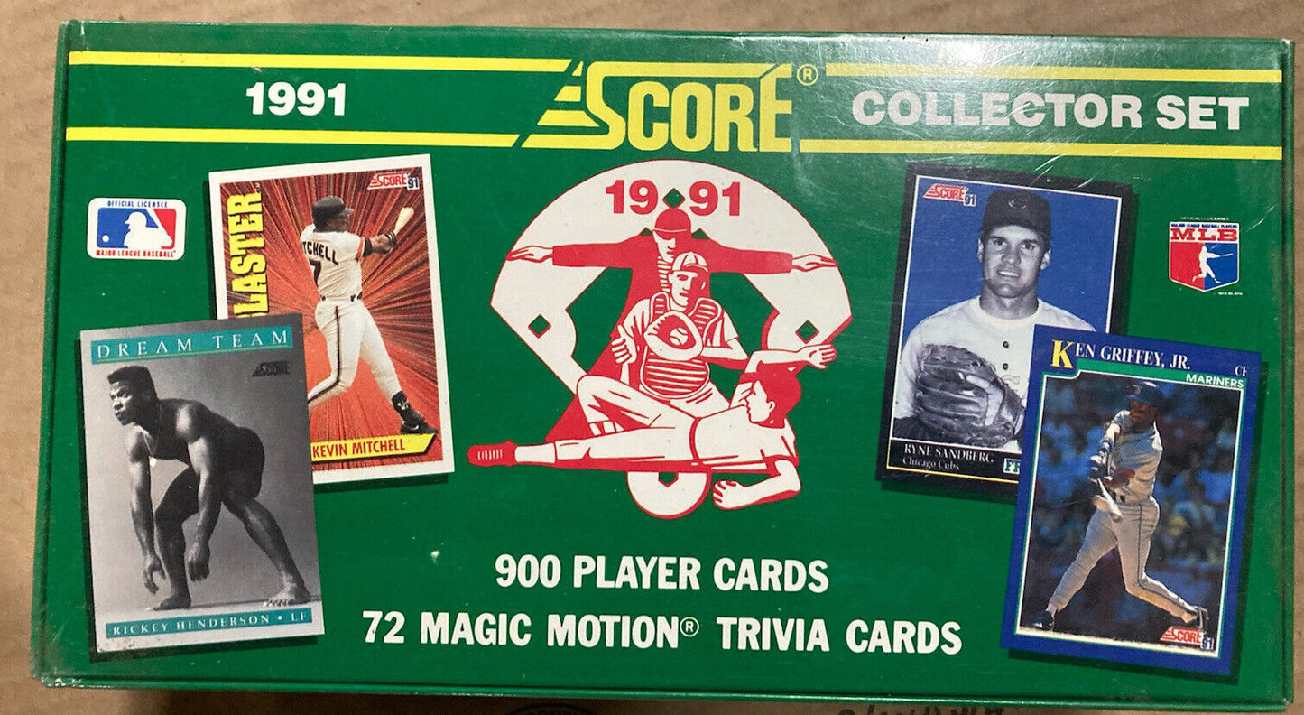 1991 Major league baseball collector set includes 7 bonus Cooperstown Sealed